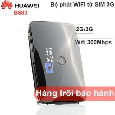 Bộ phát WIFI 300Mbps từ Sim 3G Huawei B683 lắp trên xe khách dùng cho 32 thiết bị - Phụ Kiện Điện Tử Việt Nam