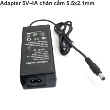 Adapter chuyển nguồn 220V sang 5VDC-4A chân cắm 5.5x2.1mm - Phụ Kiện Điện Tử Việt Nam