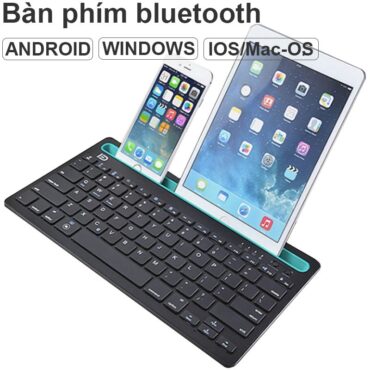 Bàn phím Bluetooth cho Tab - Smartphone - Máy tính Fude IK3380 - Kết nối 2 thiết bị Blueooth - Phụ Kiện Điện Tử Việt Nam