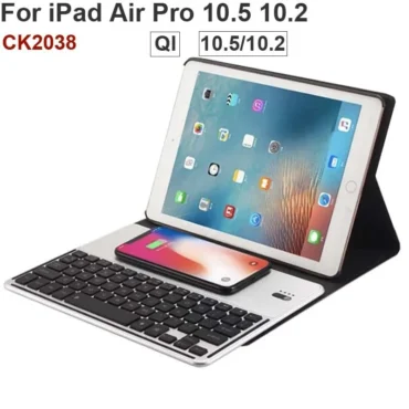 Bàn phím bao da bluetooth cho iPad Pro 10.2 10.5 gen 7 8 CK2038 - Hỗ trợ QI - Phụ Kiện Điện Tử Việt Nam