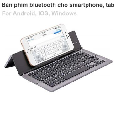Bàn phím Bluetooth dạng gập cho iPhone iPad Android OS Window - Phụ Kiện Điện Tử Việt Nam