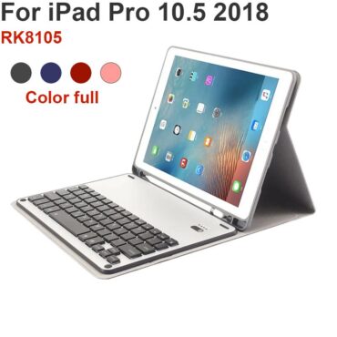 Bàn phím không dây bluetooth bao da cho iPad Pro 10.5 2018 RK8105 - Phụ Kiện Điện Tử Việt Nam