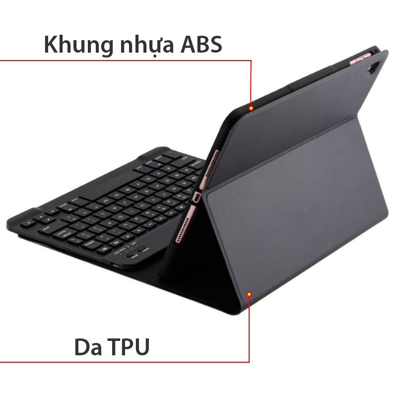 Bàn phím bao da bluetooth cho New iPad Pro iPad gen 6 Air 9.7'' T1030E - Phụ Kiện Điện Tử Việt Nam