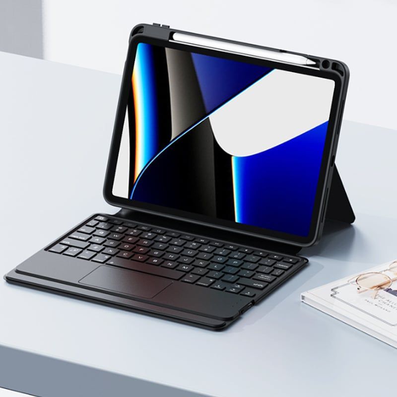 Bàn phím bluetooth kèm bao da cho iPad Pro11(2018-2022) Air4 Air5 Air6 10.9 HL-118C - Phụ Kiện Điện Tử Việt Nam