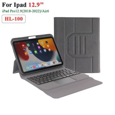 Bàn phím bluetooth kèm bao da cho iPad Pro12.9 (2018-2022) Air6 HL-100 - Phụ Kiện Điện Tử Việt Nam