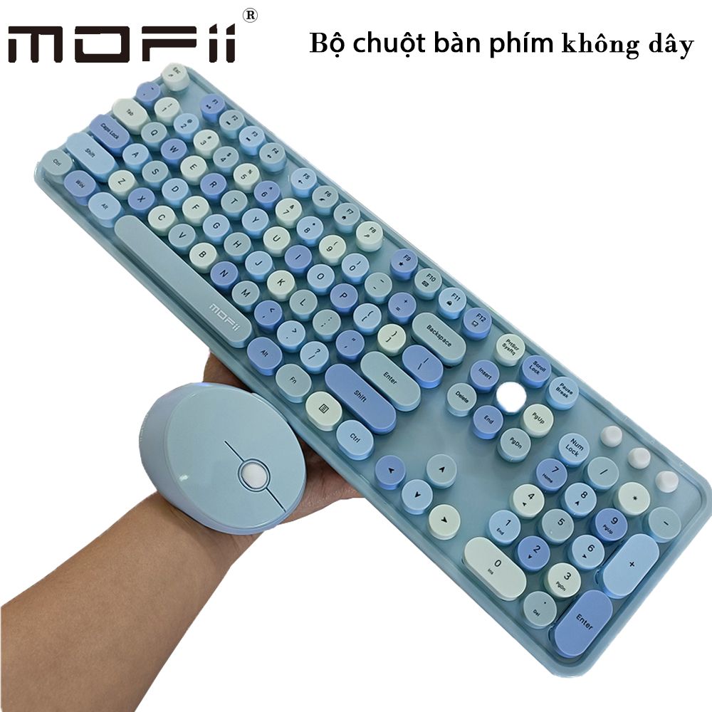 Bộ bàn phím chuột không dây phối nhiều màu dễ thương Mofii Sweet - Phụ Kiện Điện Tử Việt Nam