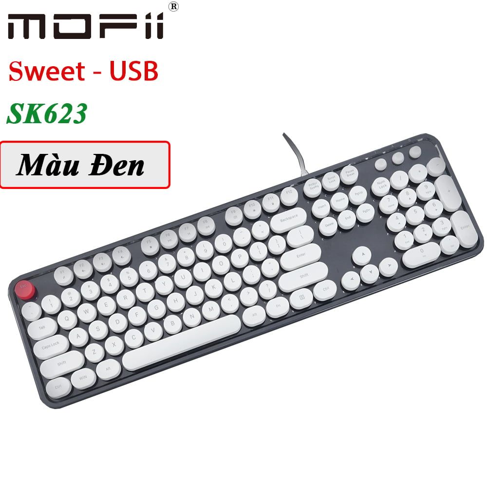 Bàn phím máy tính full size có dây Mofii Sweet SK623 - Wired keyboard - Phụ Kiện Điện Tử Việt Nam