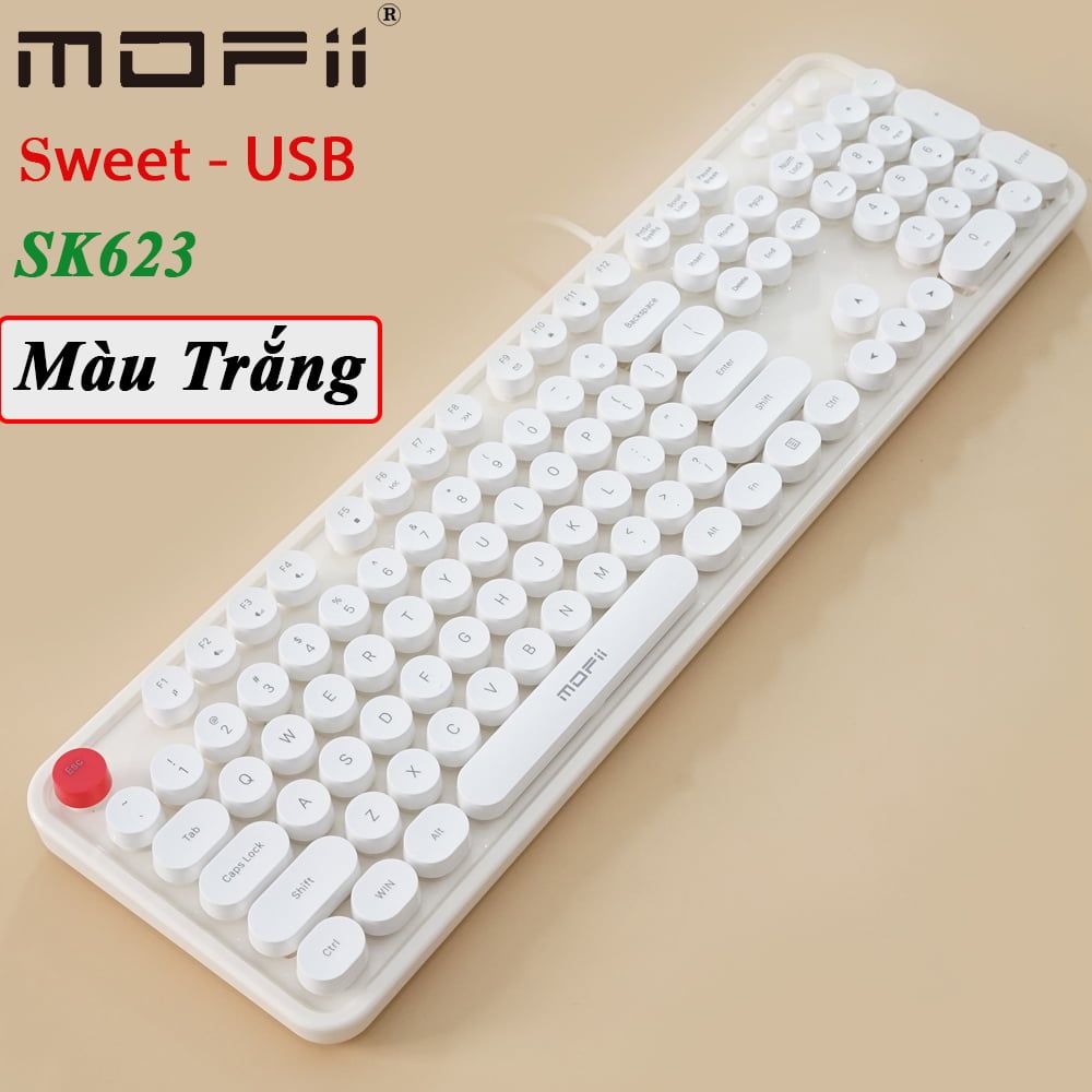 Bàn phím máy tính full size có dây Mofii Sweet SK623 - Wired keyboard - Phụ Kiện Điện Tử Việt Nam