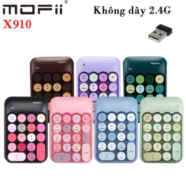 Bàn Phím Số Không Dây Mofii X910 Nhiều Màu Dễ Thương - Phụ Kiện Điện Tử Việt Nam