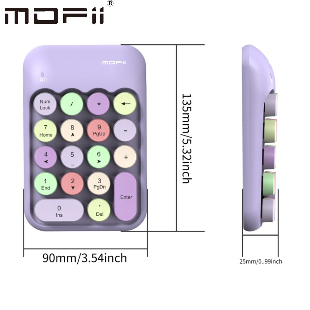 Bàn Phím Số Không Dây Mofii X910 Nhiều Màu Dễ Thương - Phụ Kiện Điện Tử Việt Nam