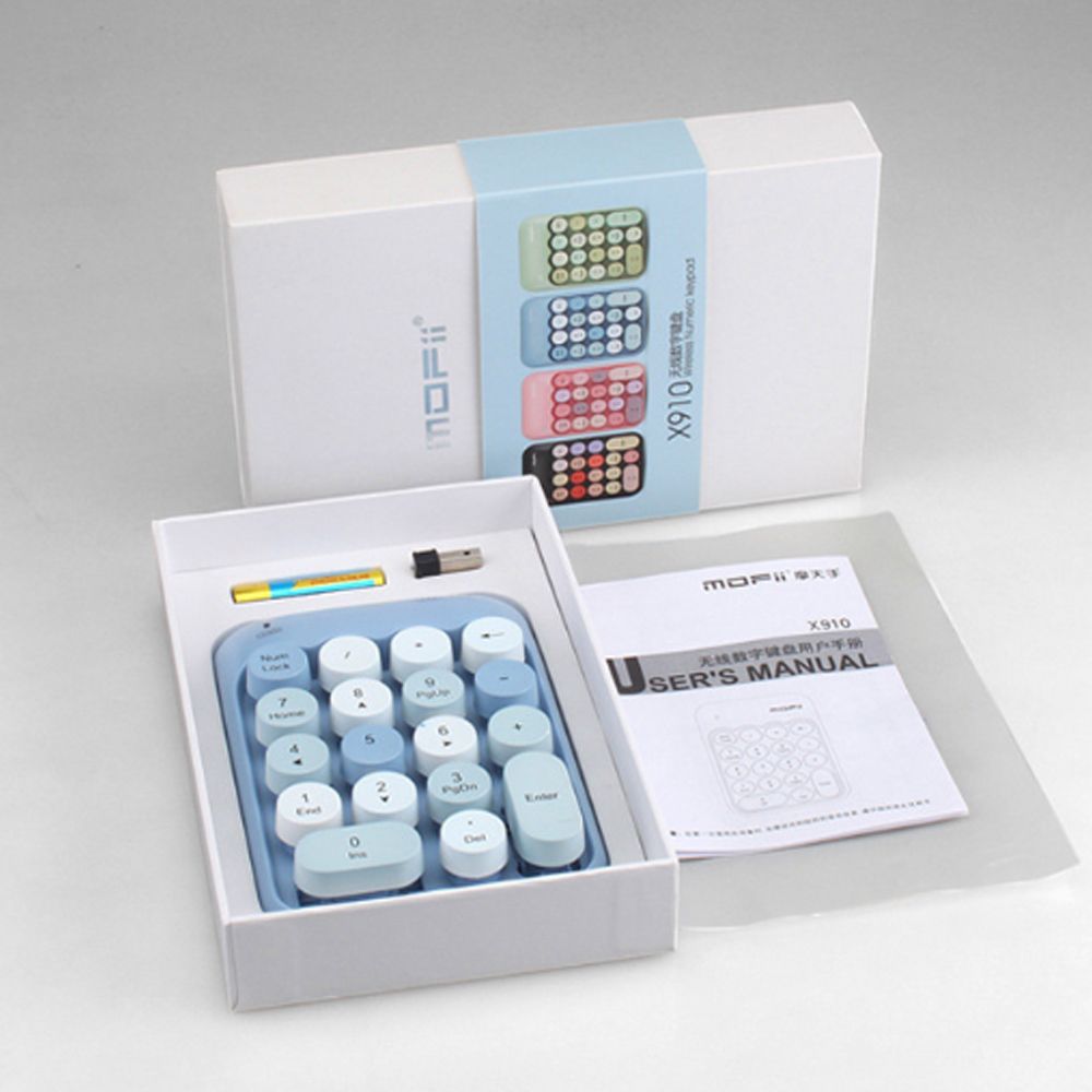 Bàn Phím Số Không Dây Mofii X910 Nhiều Màu Dễ Thương - Phụ Kiện Điện Tử Việt Nam