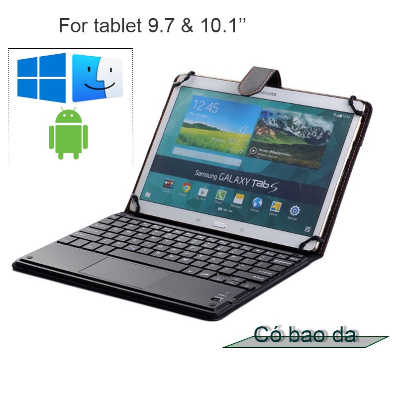 Bàn phím bao da Bluetooth đa năng B.O.W HB092C dùng cho máy tính bảng Android từ 9-10.5 inch - Phụ Kiện Điện Tử Việt Nam