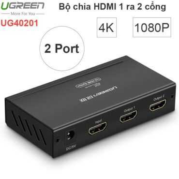 Bộ chia cổng HDMI 1 ra 2 4K 30Hz 3D Ugreen 40201 - Phụ Kiện Điện Tử Việt Nam