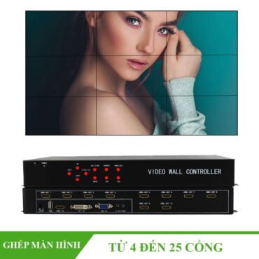 Bộ ghép màn hình HDMI 4/6/8/9/12 đến 24 cổng dùng cho màn hình LCD, máy chiếu - Phụ Kiện Điện Tử Việt Nam