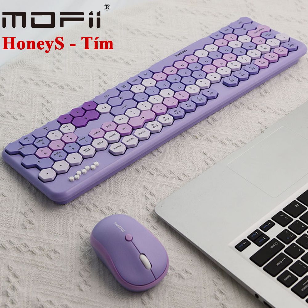 Bộ bàn phím chuột không dây full size HoneyS chính hãng Mofii - Phụ Kiện Điện Tử Việt Nam