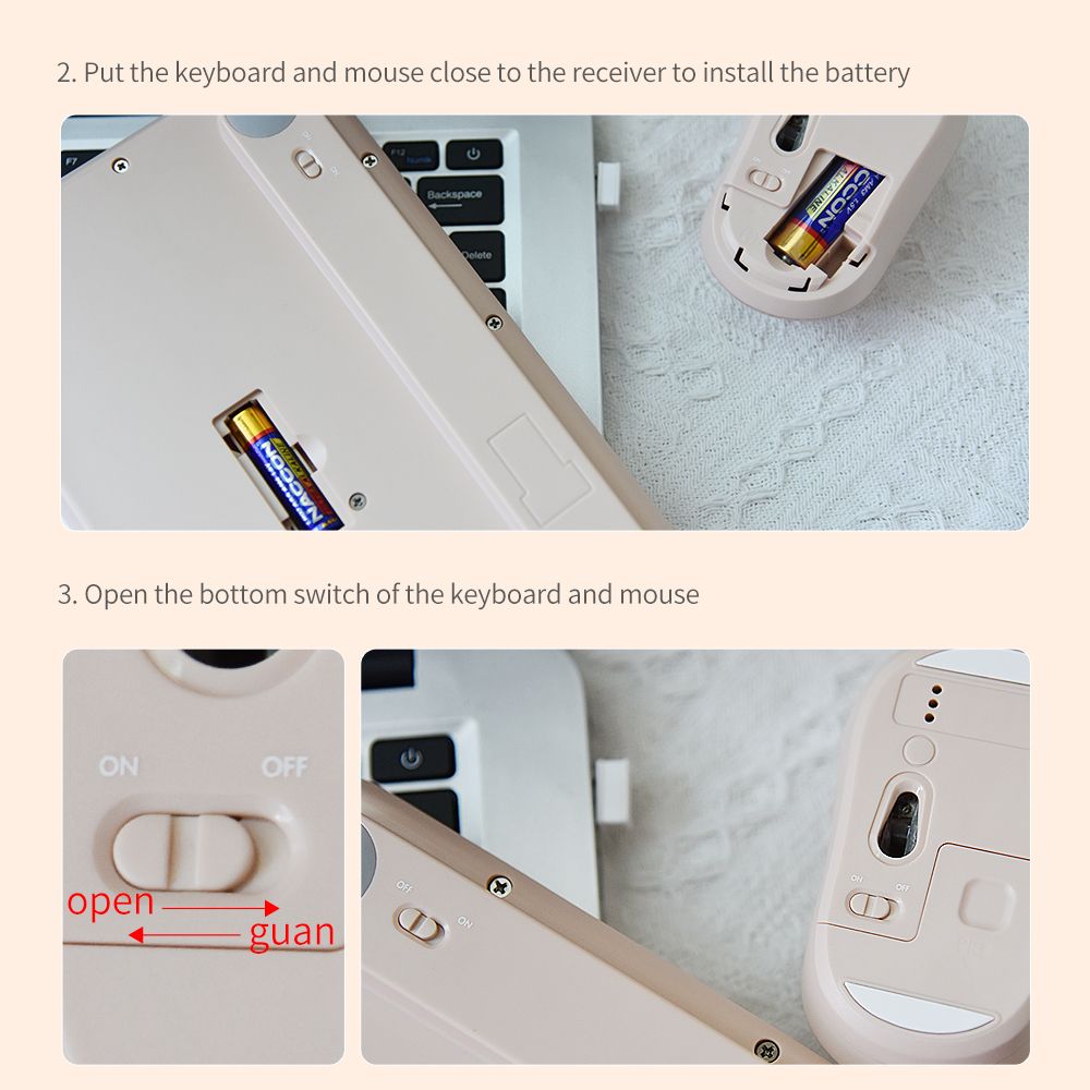 Bộ bàn phím chuột không dây full size HoneyS chính hãng Mofii - Phụ Kiện Điện Tử Việt Nam
