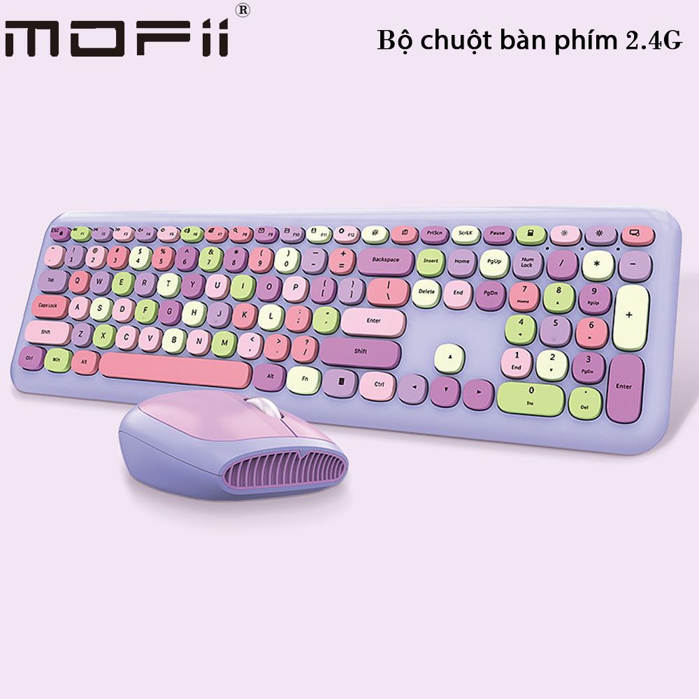 Bộ bàn phím chuột không dây mofii 666 phối nhiều màu - Phụ Kiện Điện Tử Việt Nam