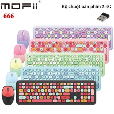 Bộ bàn phím chuột không dây mofii 666 phối nhiều màu - Phụ Kiện Điện Tử Việt Nam