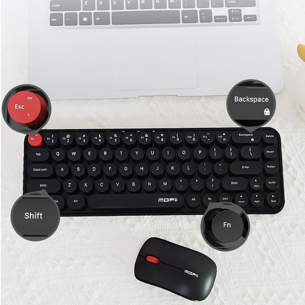 Bàn phím chuột không dây mofii SMK676367AG nhiều màu - Phụ Kiện Điện Tử Việt Nam