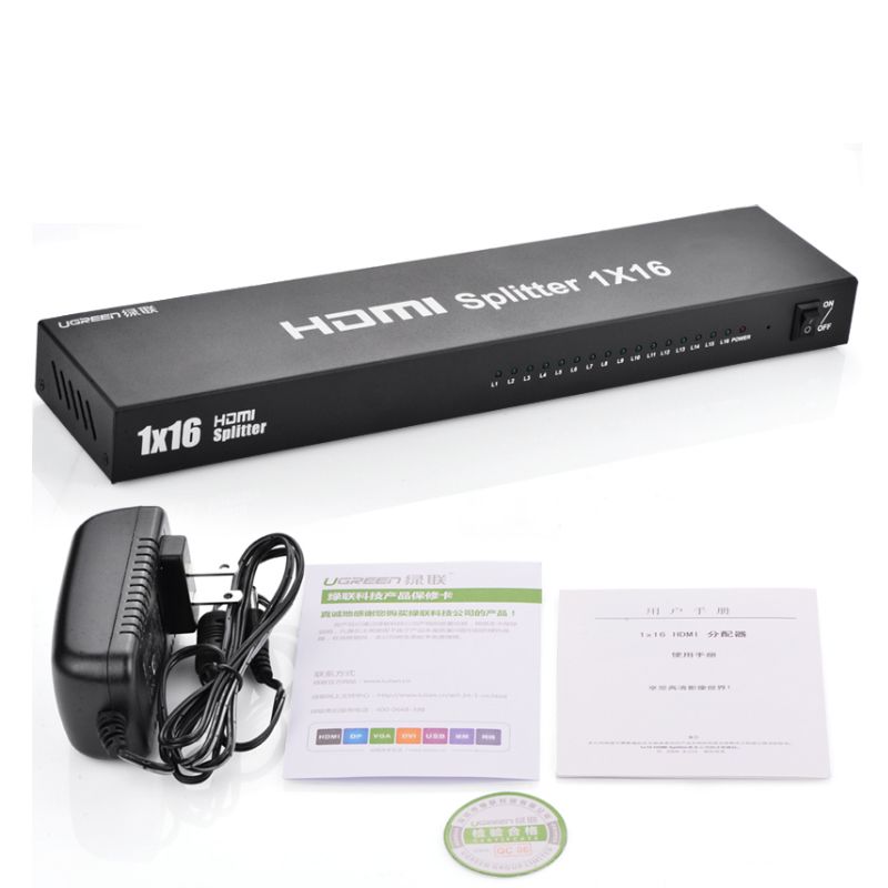 Bộ chia cổng HDMI 1 ra 16 4K full HD1080P 3D Ugreen 40218 - Phụ Kiện Điện Tử Việt Nam