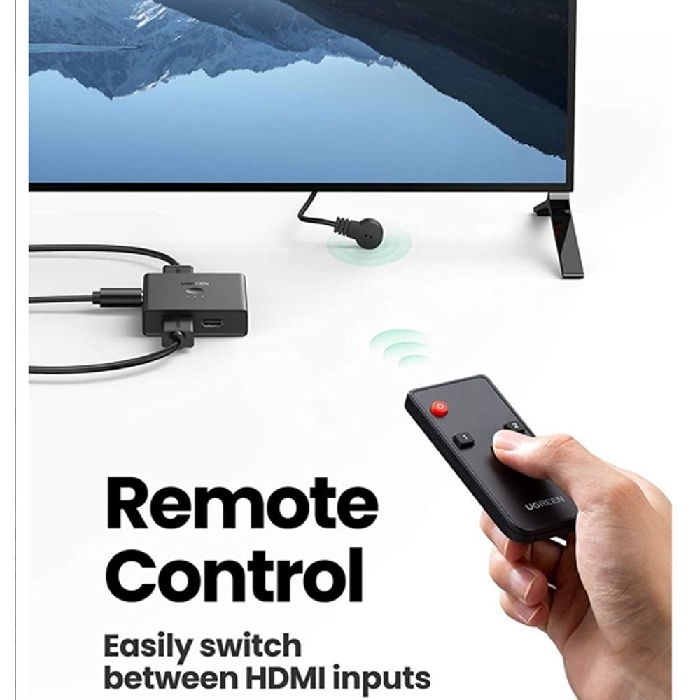 Bộ chia HDMI 2.0 2 ra 2 hỗ trợ 4K@60Hz Ugreen 70689 - Phụ Kiện Điện Tử Việt Nam