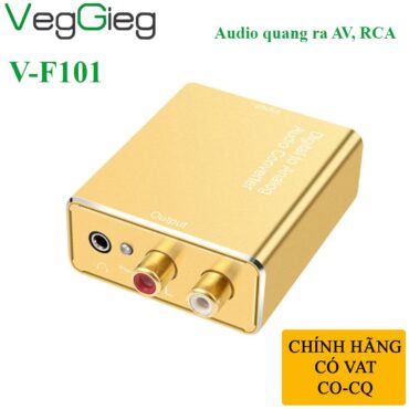 Bộ chuyển đổi âm thanh Quang Optical Coaxial sang AV-RCA Veggieg V-F101 - Phụ Kiện Điện Tử Việt Nam