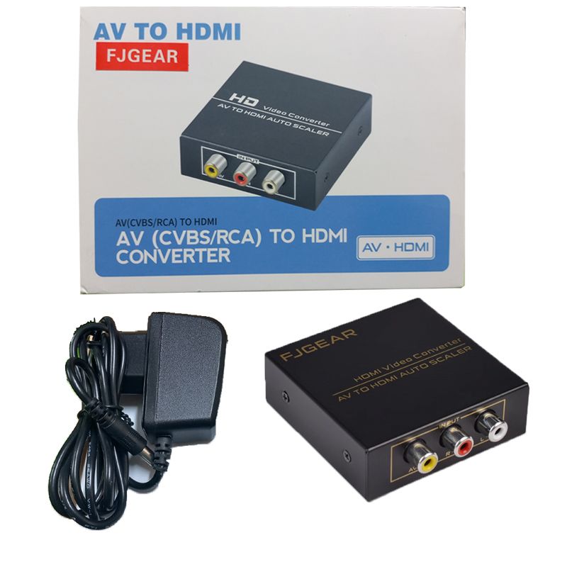 Bộ chuyển đổi AV to HDMI 1080P chính hãng FJGEAR FJ-AH1308 - Phụ Kiện Điện Tử Việt Nam