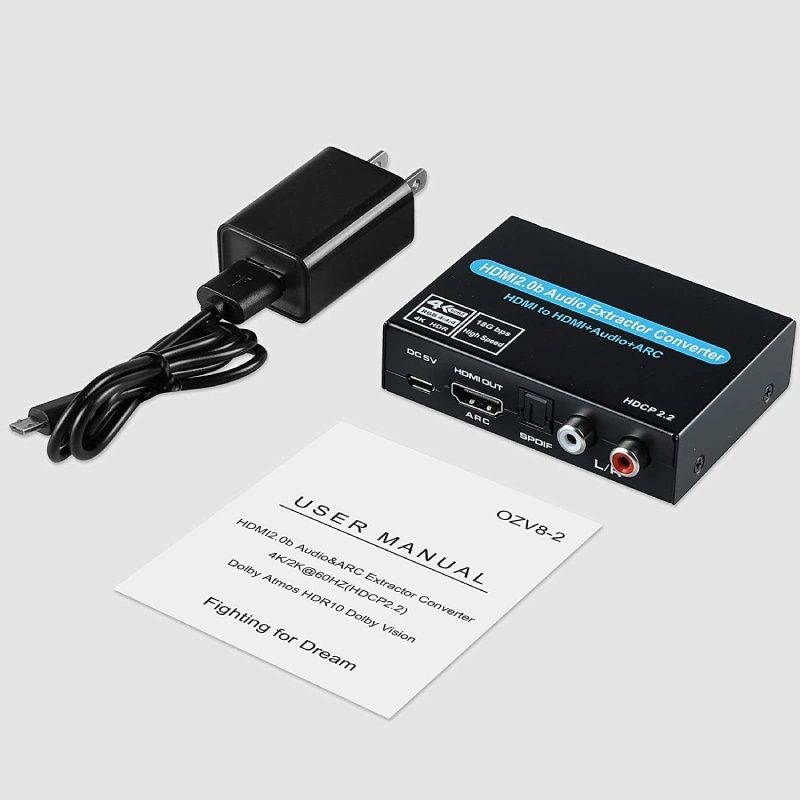 Bộ chuyển HDMI ra audio toslink 5.1 HDMI ARC converter OZV8-2 - Phụ Kiện Điện Tử Việt Nam