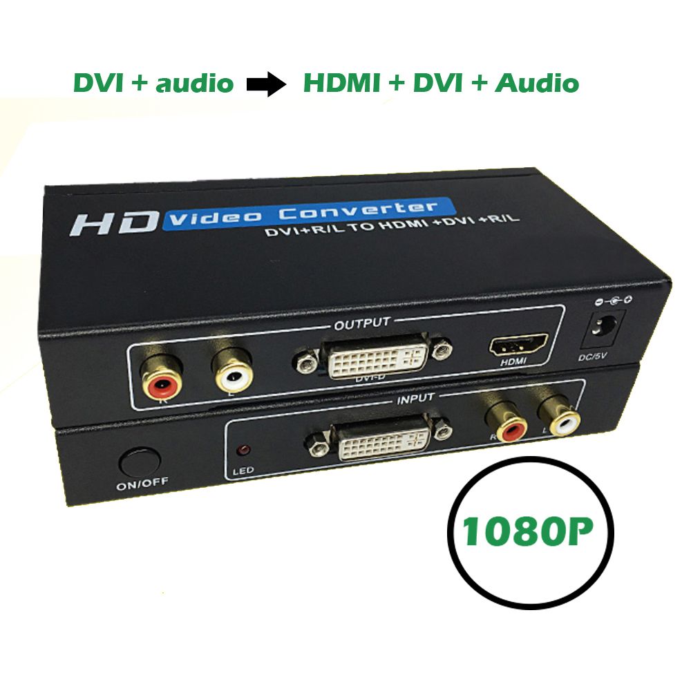 Bộ thiết bị chuyển đổi DVI Audio sang HDMI converter - Phụ Kiện Điện Tử Việt Nam
