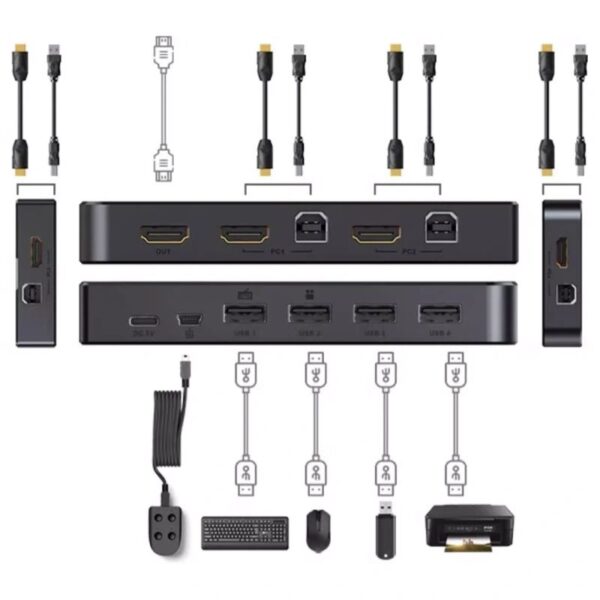 Cáp VGA B-GO 60M 3+9 có chống nhiễu, chất lượng tốt