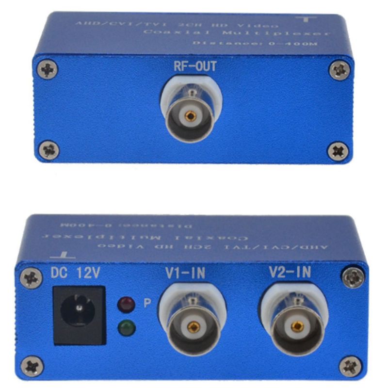 Bộ gộp 2 Camera AHD CVI TVI 720P 1080P đi trên 1 cáp đồng trục 400 mét HD-102 - Phụ Kiện Điện Tử Việt Nam
