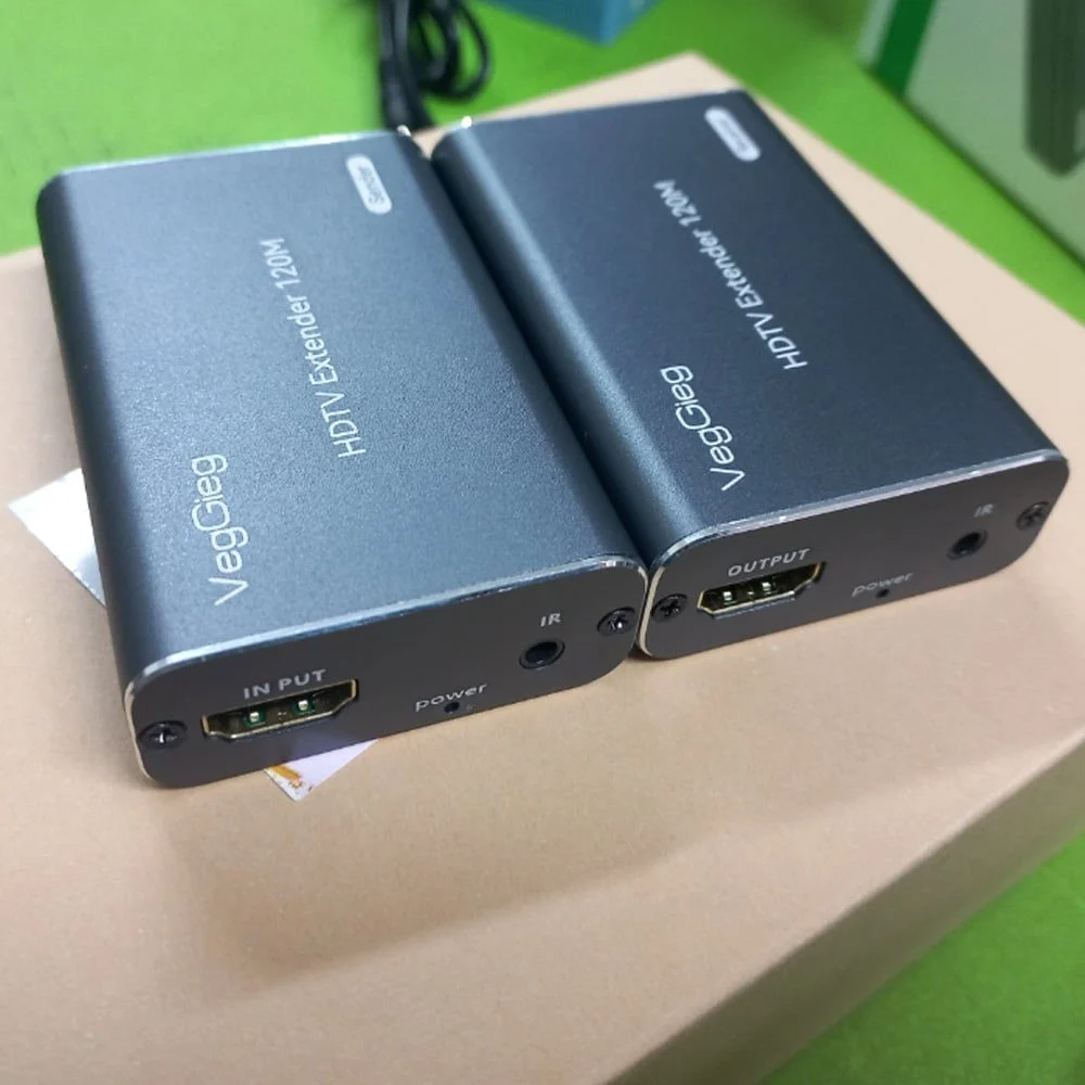 Bộ khuếch đại mở rộng HDMI 1080P qua dây cáp mạng 120 mét chính hãng VegGieg V-HD120 - Phụ Kiện Điện Tử Việt Nam