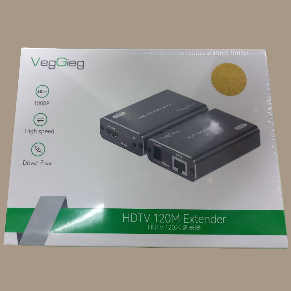 Bộ khuếch đại mở rộng HDMI 1080P qua dây cáp mạng 120 mét chính hãng VegGieg V-HD120 - Phụ Kiện Điện Tử Việt Nam