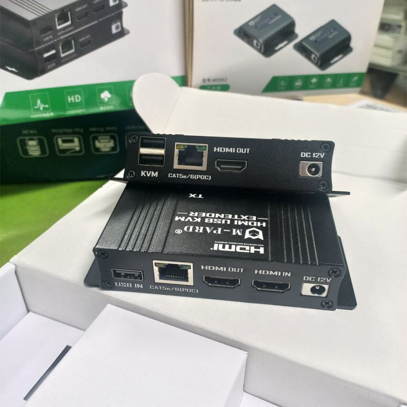 Bộ kéo dài HDMI và USB phím chuột qua cáp mạng RJ45 chính hãng M-Pard MD131 - 60 Mét - Phụ Kiện Điện Tử Việt Nam
