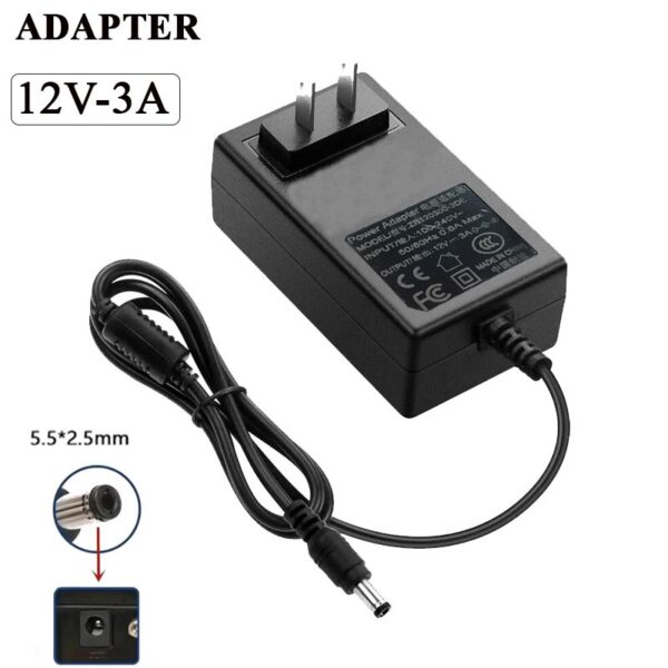 Bộ chuyển nguồn Adapter 12V-3A 36W chân 5.5*2.5mm ZB120300-3DE