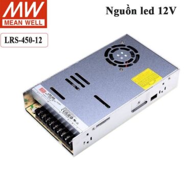 NGUỒN LED DC 12V-37.5A 450W MEANWELL LRS-450-12 - Phụ Kiện Điện Tử Việt Nam