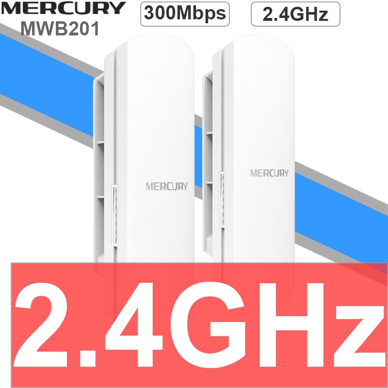 Bộ thu phát wifi không dây cho camera IP trong thang máy - Bộ thu phát WIFI ngoài trời 1Km 300Mbps 2.4GHz Mercury MWB201 - Phụ Kiện Điện Tử Việt Nam