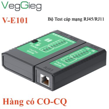 Hộp test cáp mạng  RJ45/RJ11 chính hãng VegGieg V-E101 - Phụ Kiện Điện Tử Việt Nam