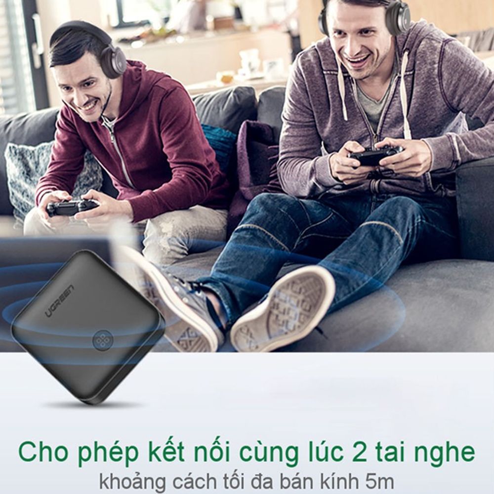 Bộ nhận và phát Bluetooth 5.0 hỗ trợ SPDIF Optical và APTX UGREEN 70158 CM144 - Phụ Kiện Điện Tử Việt Nam