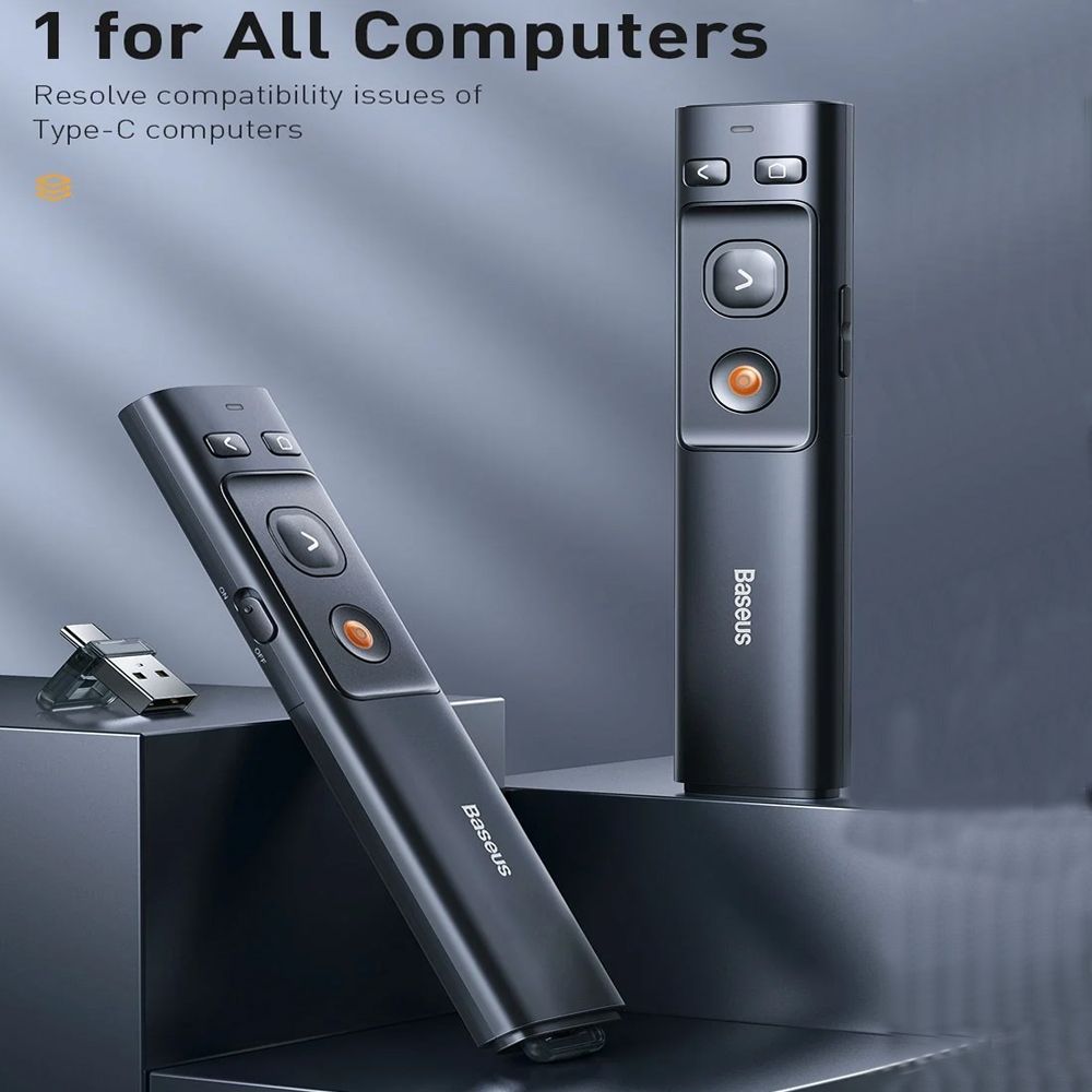 Bút trình chiếu tia lazer đèn màu đỏ chính hãng Baseus ACFYB-0G - Phụ Kiện Điện Tử Việt Nam