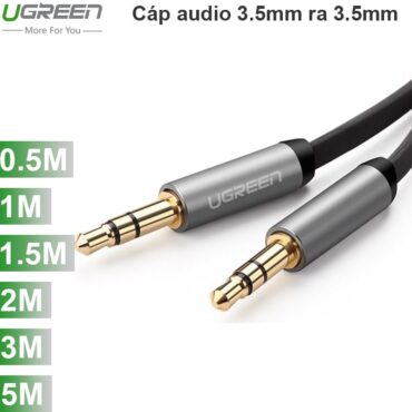 Cáp Audio 3.5mm Ugreen 0.5M 1M 1.5M 2M 3M 5M dây mỏng dẹp - Phụ Kiện Điện Tử Việt Nam