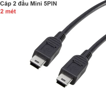 Dây cáp USB mini 5PIN 2 đầu - Mini USB sang Mini USB 5 PIN 2 mét - Phụ Kiện Điện Tử Việt Nam
