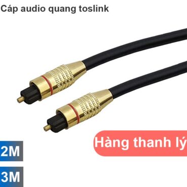 Cáp âm thanh quang toslink SPDIF 5.1 2 mét 3 mét - Phụ Kiện Điện Tử Việt Nam