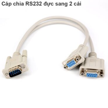 Cáp chia RS232 DB9 đực sang 2 cái 20Cm - Phụ Kiện Điện Tử Việt Nam