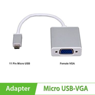 Cáp MHL 11 Pin to VGA+Audio kết nối điện thoại Galaxy S3, S4, S5, Note2, Note 3...với máy chiếu hoặc màn hình chuẩn VGA - Phụ Kiện Điện Tử Việt Nam