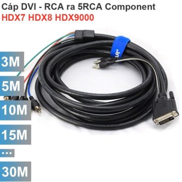 Cáp Polycom HDX7 HDX8 HDX9000 DVI to  5 RCA 3M 5M 8M 10M 12M 15M 20M 25M 30M - Phụ Kiện Điện Tử Việt Nam