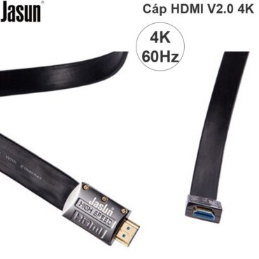 Cáp HDMI 2.0 mỏng dẹt Jasun 10 mét 4K ultra HD 60Hz - Phụ Kiện Điện Tử Việt Nam