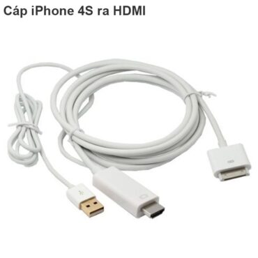 Cáp chuyển đổi HDMI dùng cho iPhone 4s, iPad2, 3, iPod Touch thế hệ 4. Dây dài 1.8m - Phụ Kiện Điện Tử Việt Nam