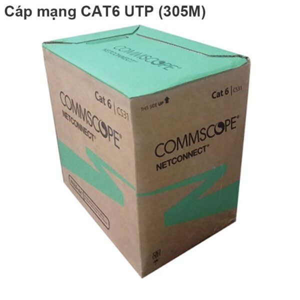 Cáp mạng CAT6 UPT Commscope 1 thùng 305 mét