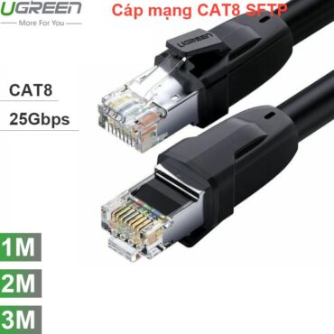 Cáp mạng CAT8 RJ45 tốc độ cao 25Gbps Ugreen 1M 2M 3M - Phụ Kiện Điện Tử Việt Nam
